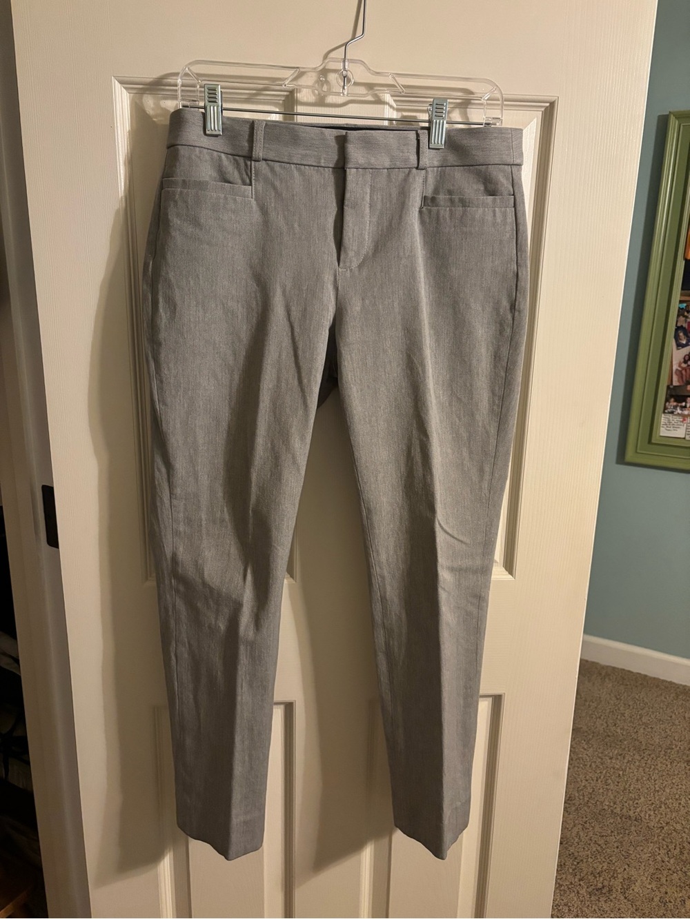 Banana Republic Light Gray Dress Pants - Slim Tapered